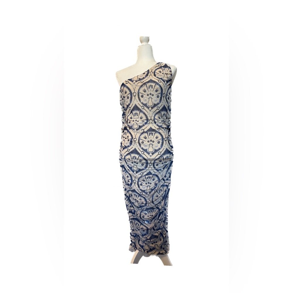 House of Harlow | One shoulder Ruched Midi Dress - Picture 2 of 4